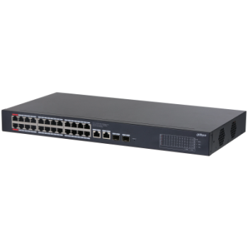 Dahua CS4228-24GT-375 18-Port Cloud Managed Desktop Switch with 16-Port PoE - GB Security